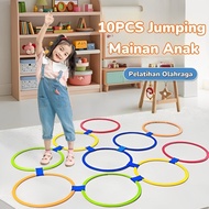 [10 PCS]44/38/28cm Hopscotch Hoop Toy Educational Sports Training Toy for Children Indoor Outdoor Ju