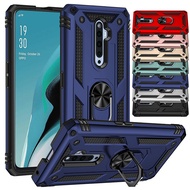 For OPPO Reno 2 Z 2 F Ring Kickstand Case Hybrid Military Grade Shockproof Protective Cover