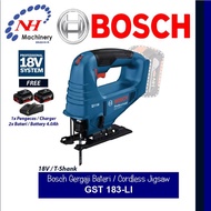 BOSCH GST 183-LI - GERGAJI BATERI / CORDLESS JIGSAW