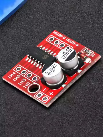 L298N 2-Way DC Motor Driver Module DC 2V-10V 1.5A Driver Module PWM Speed Dual H-Bridge Stepper Moto