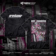 Racing Carburetor PWK Keihin Sudco T-Shirt - Herex Cotton Combed 30s Motorcycle Distro Shirt | Purpl