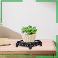 [Sharprepublic2] Fishbowl Stand Plant Holder Vase Plant Buddha Statue Display Stand Bowl Riser Plant Stand for Corridor Porch Living Room