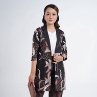 Outer Batik Wanita Blazer Lengan Panjang Margaria Batik - Aryani