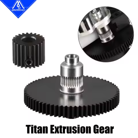 Mellow 3d Printer Parts Reprap Titan Extruder Spare Parts Gear Hobb & Stepper Motor Reprap Kossel mk
