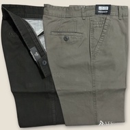 Celana Bahan Pria / Celana Panjang Katun Kanvas Twill Pria Regular Fit