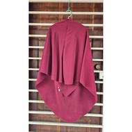 [PRELOVED] Tudung Koshibo Dark Maroon