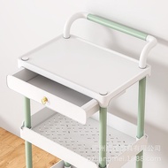 LORA Home Furnishing YJ4 JS2 Mobile Shelf Snack Trolley Cosmetic Storage Rack Floor Living Room Dorm