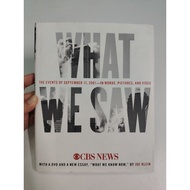 [BB] [Clearance Sale] (Hardcover) What We Saw: Events of September 11 by CBS News (Nonfiction > Hist