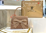 Túi Đính Nơ Đá Bling Bling Có Quai - F320
