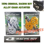 YAMAHA LC135 NEW V2 V3 V4 V5 V6 V7 ( 100% ORIGINAL RACING BOY RCB ) (1 SET) ALLOY CHAIN ADJUSTER PLA
