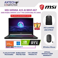 MSI Katana A15 AI B8VF-467 15.6'' FHD Gaming Laptop ( Ryzen 9 8945HS, 16GB, 512GB SSD, RTX 4060 8GB,
