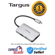 TARGUS ADAPTER USB-C 4K HDMI VIDEO ADAPTER WITH 100W POWER DELIVERY
