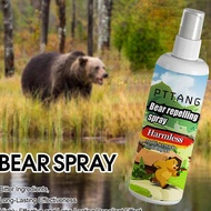 Bear Spray 100ml Portable Self-Defense Safety Mist Outdoors Black Bear Spray for Car Home Security H