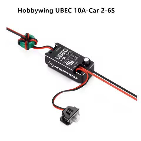 Hobbywing UBEC 10A CAR 2-6s Input voltage 6.0/ 7.4/8.4V adjustable water proof For trucks, and other