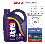 [ Free Shipment API SP] MIZU 5W40 [Ester Formulated] Fully Synthetic Oil 4L Engine Oil Lubricant 5w-40 SP API ISO android car player Minyak Engin Minyak Sintetik Dashcam Benz Nissan  Proton Perodua Honda Toyota Kia madza Mitsubishi Bmw