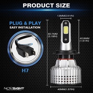 Novsight Mới Nhất N12 LED Đèn Pha Ô Tô 9005(HB3) 9006(HB4) 9007 H1 H3 H7 H11 H13 H4 LED Sương Mù Chù