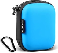 Earphone case, RISETECH Earbud Carrying Case Holder Hard EVA Headphone Small Zipper Pouch Compatible