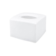 กล่องใส่ทิชชู่แผ่น PP JCJ สีขาว รูปทรงสี่เหลี่ยม ดีไซน์ทันสมัย วัสดุพลาสติกคุณภาพดี แข็งแรง กล่องใส่