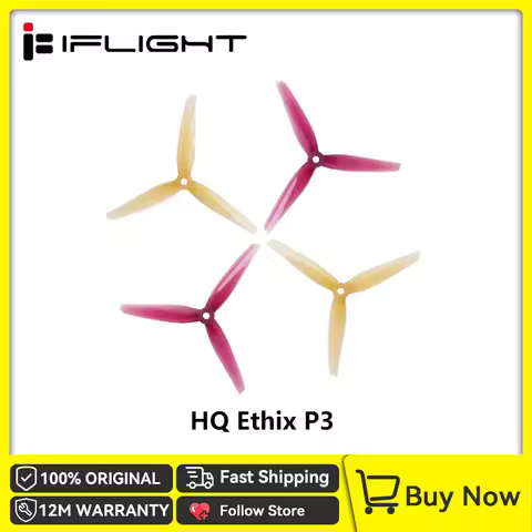 HQPROP HQ Ethix P3 Peanut Butter Jelly Prop 3-Blade PC Propeller 5130 5.1X3X3 For RC FPV Racing Free