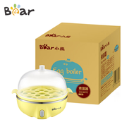 Bear Egg Steamer Electric Siomai Steamer Portable 1-layer 7-egg Capacity Stainless Steel Food Steame