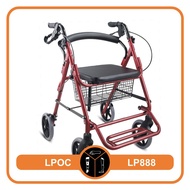 LPOC Lightweight Rollator Walker (9kg)