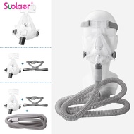 Suolaer CPAP Mask Full Face Nose Mouth Mask Auto CPAP Anti Snoring Sleep Apnea Sleep Aiding Nasal Fu