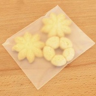 【100個裝】半透明磨砂餅乾袋 曲奇袋糖果袋 點心自封袋 食品包裝袋 牛軋糖袋 太妃糖袋 雪花酥袋 曲奇包裝袋