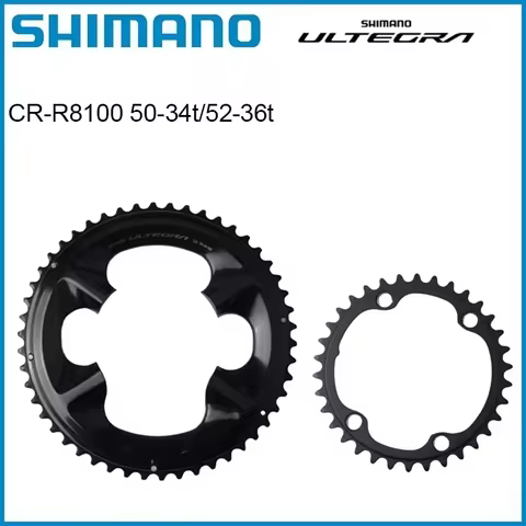 SHIMANO ULTEGRA CR R8100 50-34T 52-36T Chainring 2x12Speed Road Bicycles ULTEGRA R8100 Series