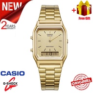 (สิงค้าขายดี)คาสิโอ นาฬิกาผู้หญิง สายสเตนเลส เลื่อนปรับระดับเองได้ รุ่น AQ-230GA-9D จัดส่งพร้อมกล่อง