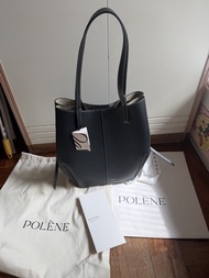 全新有單65折 ‼️2026年新款  Polène Polene Cyme Tote cyme mini black ecru  miumiu celine loewe dior lv goyard 