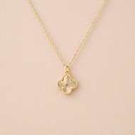 14K Gold Plated Mini Gold Leaf Necklace