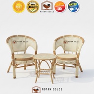 Aesthetic Rattan Rainbow Patio Chair Minimalist Rattan Lounge Guest Chair/ Finishing Rattan Chair