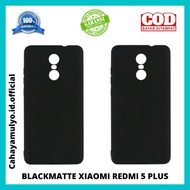 Casing Silicone Case Black matte xiaomi Redmi 5plus Redmi 5+