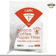 Abaca 02 Paper Filter contains 100 pcs of the Best Coffee Filter Paper in Indonesia ORIGINAL
