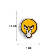 Iron Patch Smiley Yellow Eyes to Eyes Iron Emblem
