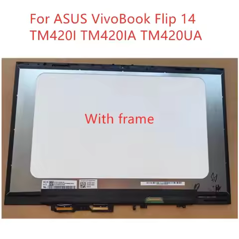 140inch for For Asus VivoBook Flip 14 TM420 TM420I TM420IA tp420 tp420u Touch Digitizer LED Display 