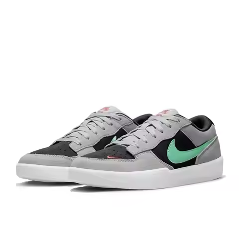 Nike SB Force 58 Fashion Low-Top Skate Shoes Unisex Grey-Green CZ2959-006