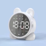 Bluetooth Speaker LED Mirror Alarm Clock Speaker