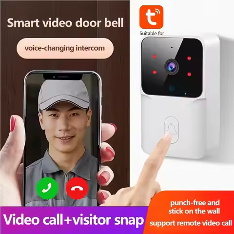TUYA WiFi Doorbell Home Wireless HD Camera Camera Bell with Alexa Google Doorbell Camera WiFi Interc