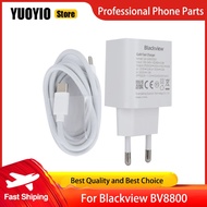Blckview BV8800 Charger 100% Original New Official Quick Charging Adapter + USB Cable Data Line For 
