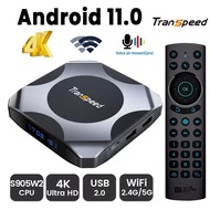 【support】 Amlogic S905w2 11 4k Tv Box Av1 Control 100m Wifi 32g 64g Bt5.0 1080p 3d Media Player Fast Set Box