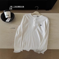 Ce5 Autumn Winter Embroidered Round Neck Long Sleeve Top