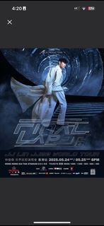 林俊傑演唱會飛25/5 $980 兩連