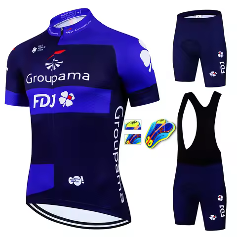 FDJ Bicycle Mtb Men's Clothing Set Men\'s Cycling Clothing Man Cycle Wear Bycicle Jacket Mountain Bi