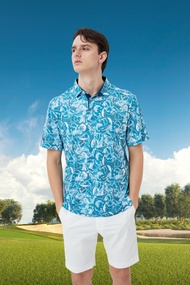 CASUAL BIRDIE - DOLPHIN CAMO POLO Performance Golf Polo/เสื้อกอล์ฟ