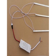 One for Three LED Grille Light Bar 600T5 White Light Wick Lamp Tube Driver Power Supply 24W36W42W Lo