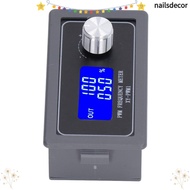 NAILSDECOR Frequency Generator, Adjustable Output LCD Display PWM Signal Generator, Stable DC 3.3V-3