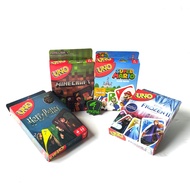 UNO CARD MINECRAFT - HARRY POTTER - SUPER MARIO - FROZEN - CARD GAME - DNA ZONE