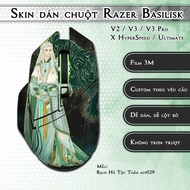 Razer Basilisk mouse sticker Skin model White Tiger Tribe acp029 | 3M anti-slip sticker