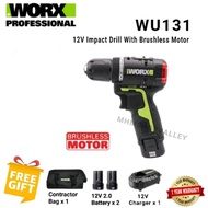 WORX WU131 BRUSHLESS CORDLESS IMPACT DRILL